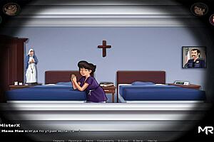 Mature Rides Huge Cock in Summertime Saga Episode 2-8