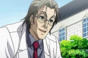 Hey, busty teen visits doctor in hentai