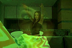 Brunette MILF walks in on John pounding Jamie in steamy 3D hentai