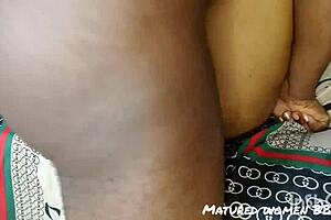 African Step Mother Succumbs To Huge Cumshot From Massive Black Cock