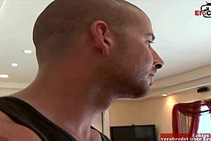 slut with natural tits gets a facial after she get pick up