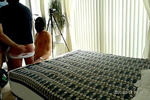 Straight and gay guys engage in a rough and amateur 3 girl and 2 boy action