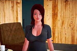 Redhead Teen with Small Tits Explores Family Dynamics in Detailed Scene