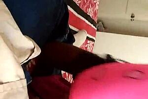 The Big BBW Girl Eagerly Sucks on the Huge Monster Cock