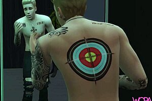 3D cartoon parody of fan breaking into Justin Bieber's room