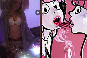 in this bizarre pinball fetish video, manic sabrina gets involved in some wild fetish play