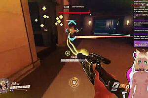 vtuber lewdneko gets spanked playing overwatch part 2