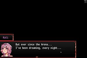 Cute Maid in Harem Hentai Game Deepthroats Monster Cock