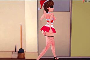 helen parr as elastigirl sucks off wrong santa in incredibles full movie fantasy