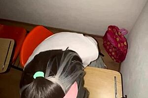 why can't you hold back from sucking dick in class?