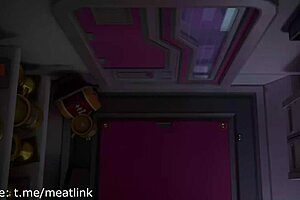 Animated porn with Overwatch and Rule34 tags