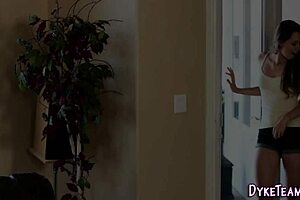 Busty MILF Intensely Tastes And Fingers Teen 18+ Pussy