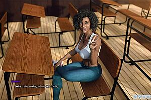 Beautiful women with perfect figures in a 3D animated dating game