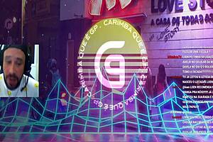 Brazilian solo in web chat, softly teasing.