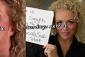 Mature Submissive Punished With Cum In Garage