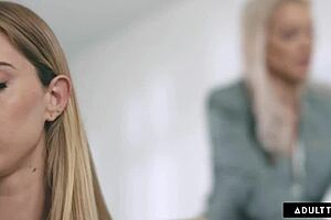 i'm the lesbian boss giving in to my desires with petite intern haley reed