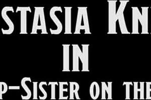 Horny teen step-sister can't stop rubbing her pussy - Anastasia Knight