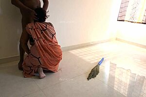 i watch tamil maid prabha jerk my dick between chores