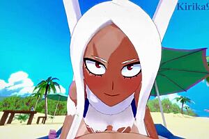 Himiko Toga and Rumi Usagiyama Mirko in Wild POV Sex - My Hero Academia Hentai.