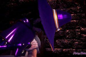 Genshin impact hentai 3d - mona gives boobjob and gets fucked - anime manga japanese cartoon porn video.