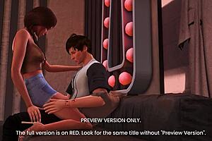 Tipsy Stars Share A Passionate Kiss In 3D Hentai Preview