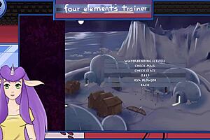 Train with the Avatar in this hot hentai game