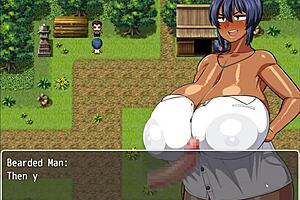 Big tits and cumshots in a hot hentai game