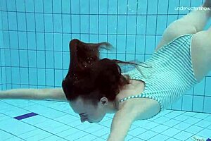 Russian Teen Anna Netrebko Strips Swimsuit And Rips Clothes