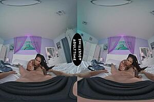 Cali Sweets titty fucks David Lee's big dick