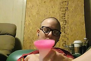 i played with my dildo in a thong