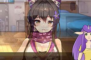 Ninnin Days Part 4: Sexy Ninja Maid Serves Master in Anime Hentai.