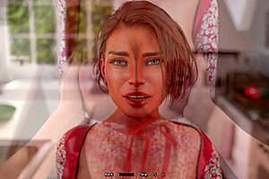 In the quiet life of santa county, my horny stepmom sneaks a blowjob on me, almost getting caught in this 3d hentai animation.