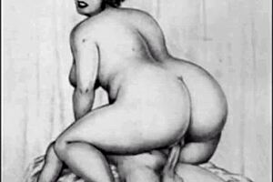 Intense Vintage Erotic Cartoon Drawings
