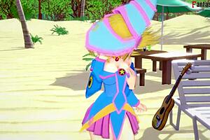i watch dark magician girl fucking hard in bikini pov yu-gi-oh fantasy