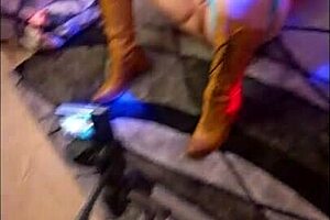 Redhead Amateur Solo Cowgirl Pussy Dance