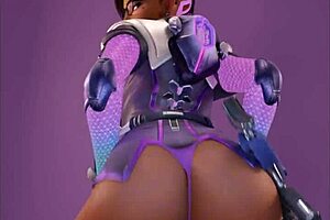 Spectacular black beauty in action-packed Overwatch animated movie
