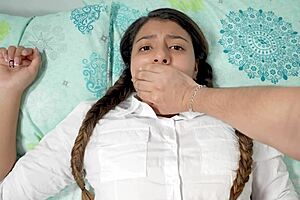 Shh Shh Dont Go Screaming - Stepbrother Fucks His Stepsister When They Are Alone at Home