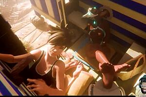 Sombra Feels Intense Emotions Watching Natasha Deepthroat Huge Cock at Gloryhole POV