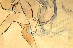 vintage erotic drawings hinting at naughty anime hentai scenes