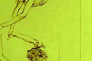 Vintage Erotic Illustration with Classic Retro Charm