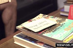 lexi lore gets creampied by steve holmes' huge cock in teenfidelity