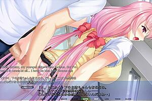 Erotic speech distracts in Akumeru family Yunagi route.