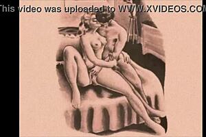 Exploring vintage erotic art from the past. 😊
