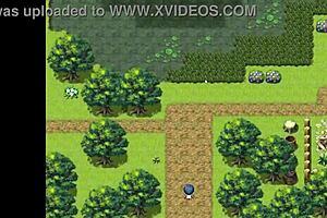 tanned natsuki faces stranger's massive outdoor cumshot in hentai game ep 21