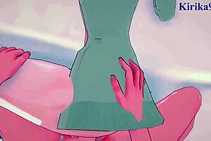 Himiko Toga and Rumi Usagiyama Mirko in Wild POV Sex - My Hero Academia Hentai.