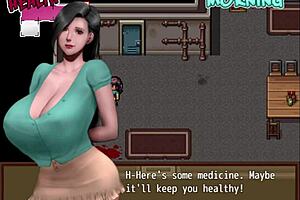 WATCHING PORNO MOVIE WITH BIG TITS MILF - HENTAI GAME ZOMBIES RETREAT PART 5