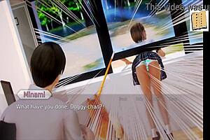 Academy 10 anime hentai game features characters in various roles and actions