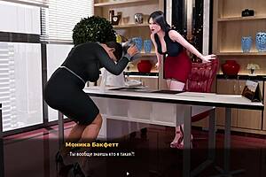 Blonde hentai babe gets fucked in fashion business game