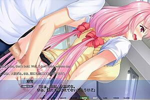 Erotic speech distracts in Akumeru family Yunagi route.