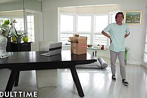 Tyler Nixon Annihilates Step-Milf Isabelle Deltore's Pussy During Nuru Massage!